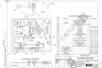 План расстановки котельного оборудования, трубопроводов и дымоходов в водогрейной котельной План расстановки оборудования в котельной